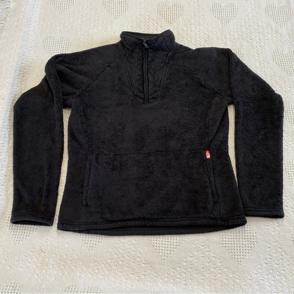 North Face Fuzzy Quarter Zip (M)